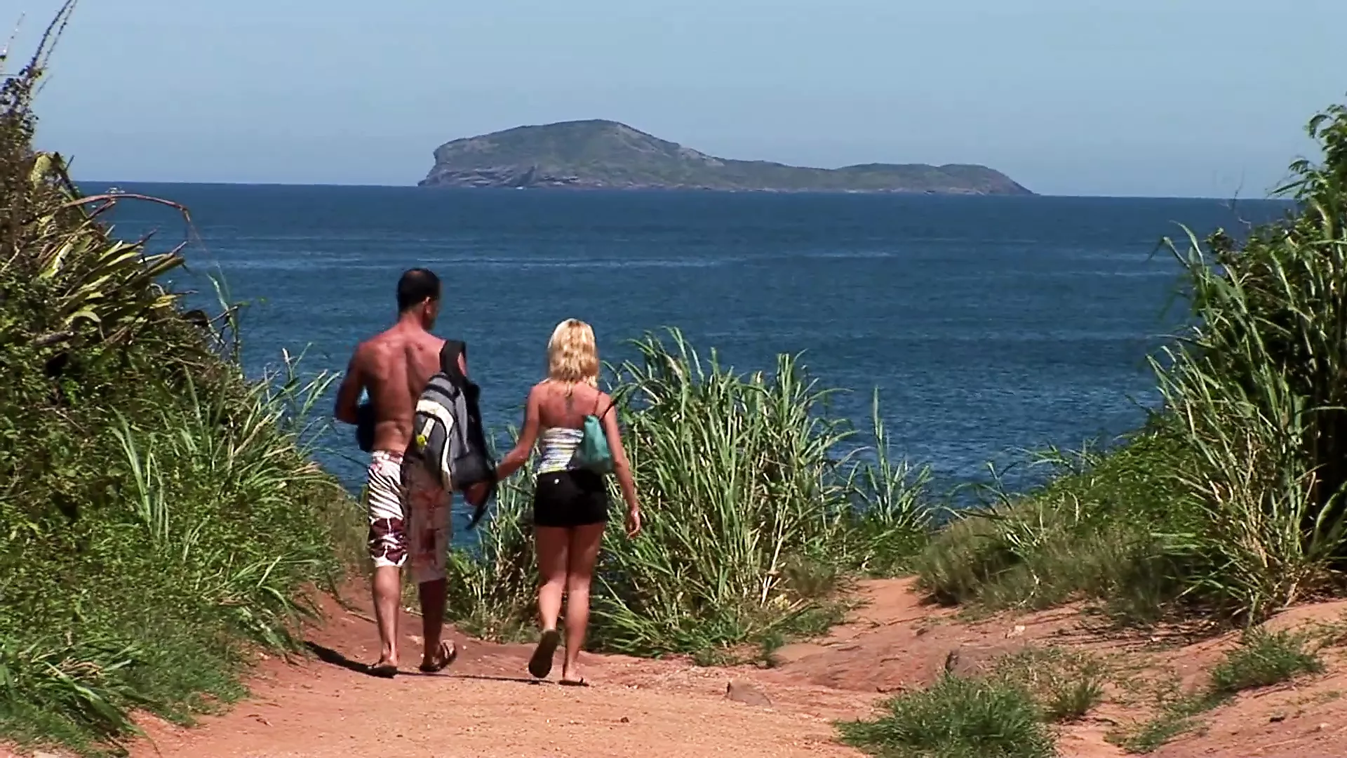 Couple meets stranger on the beach and have sex with him where anything goes